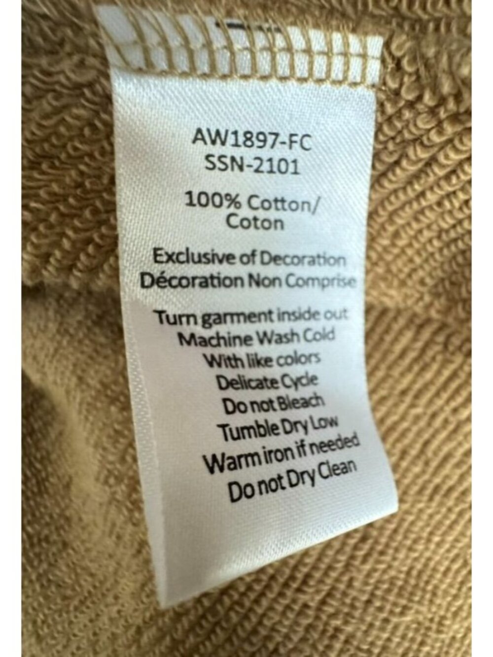 ATM Anthony Thomas Melillo Nude French Terry Hooded Open Sided Poncho One Size - Picture 13 of 14